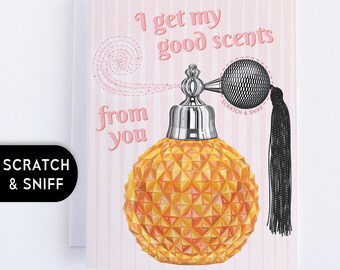 Perfume Mother's Day Card - Scratch and Sniff