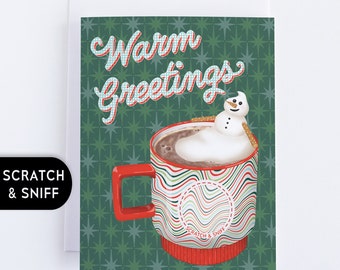 Hot Chocolate Scented Holiday Card