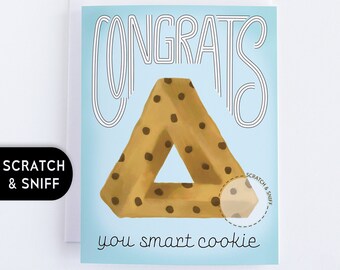 Cookie Scented Congrats Card