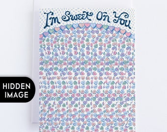 Sweet On You Valentine, Optical Illusion