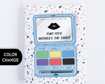 Mother’s Day Color Changing Lips Card