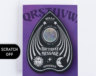 Planchette Oracle Birthday Card