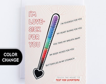 Lovesick Color Changing Valentine