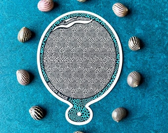 Mirror Sticker Hidden Message