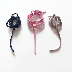 0,2 "/ 5 mm Spaghetti-Träger für die Herstellung von BHs, röhrenförmiges Nylon elastisch, dünnes elastisches Spaghetti-Band, rosa elastisches Band für BH-Herstellung, weich elastisch