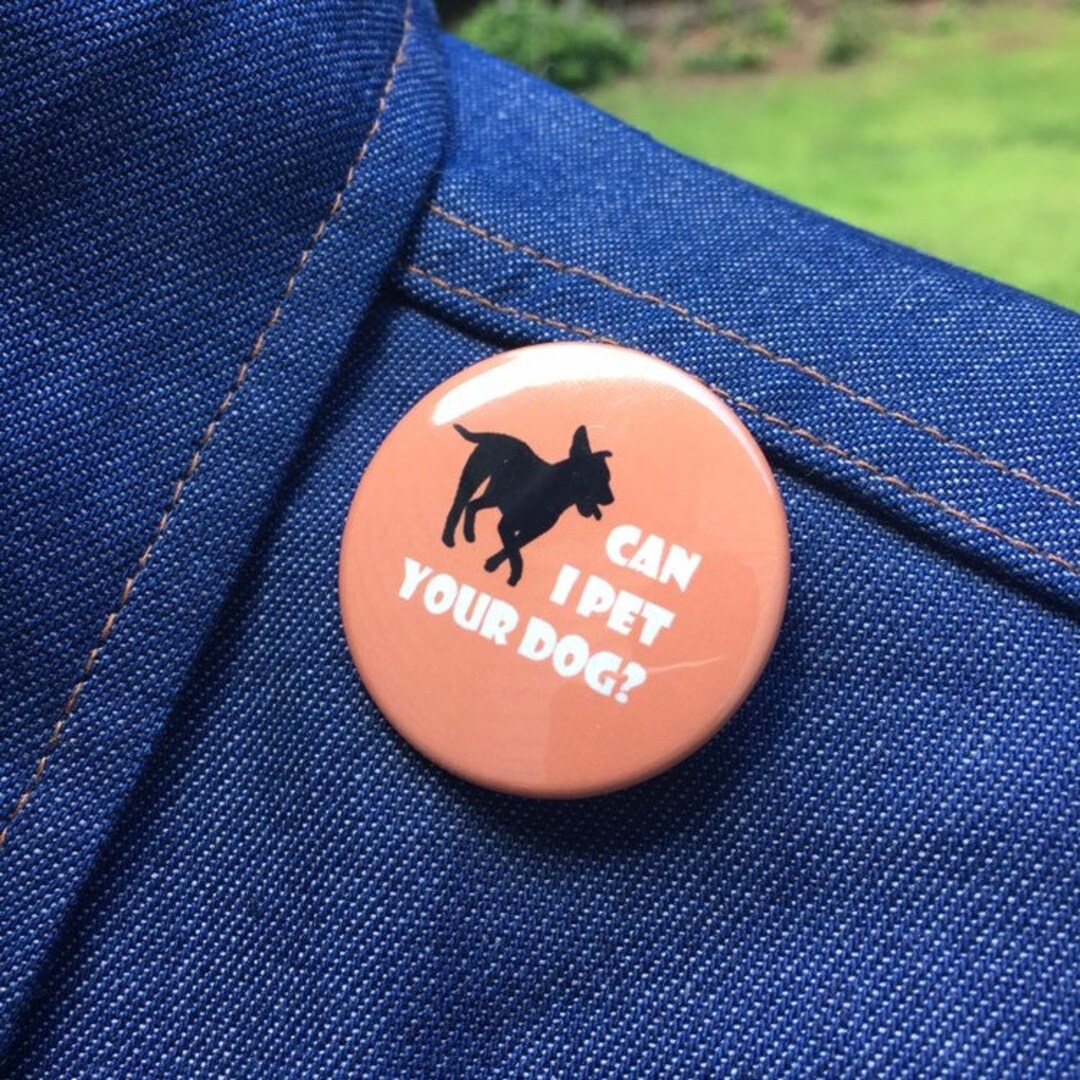 1.5 Can I Pet Your Dog Pin Dog Lover Gift Pins for Etsy