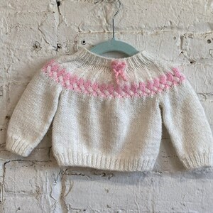 Vintage 1980's Hand Knit Pullover Jumper