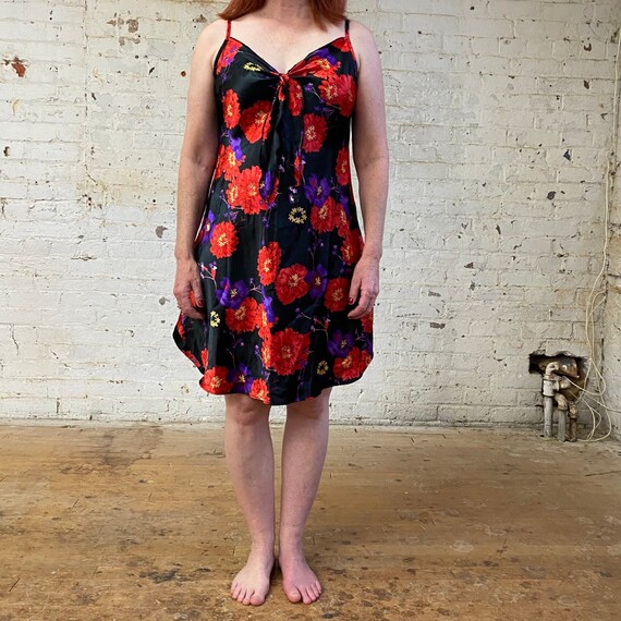 Vintage 1990's Floral Silk Slip