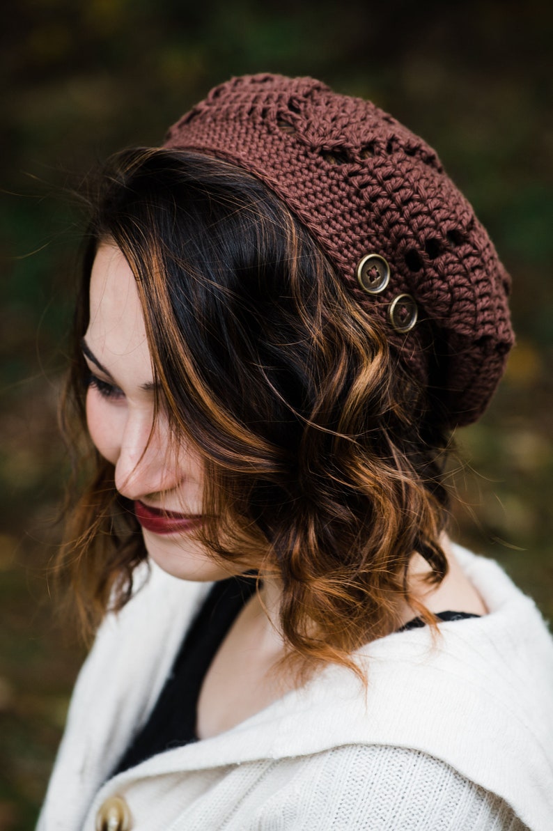 Slouchy Cotton Beanie for Women Summer Beanie Fall Beanie Etsy