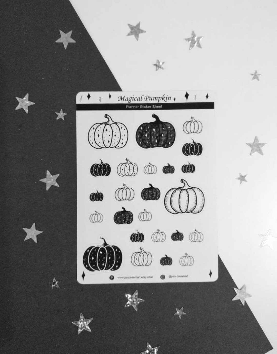 Sticker Sheet Magical Pumpkins, Planner Stickers, Autumn Stickers ...