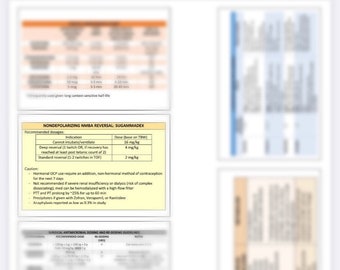 Anesthesia Badge/Flash Cards - DIGITAL