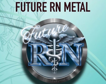 Metal Future RN sticker decal die cut