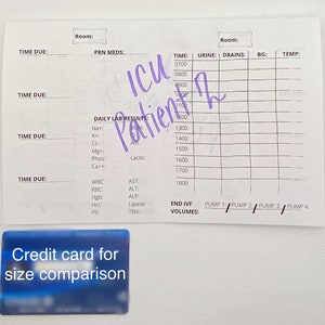 Day Shift ICU Pocket Patient Organizer image 3