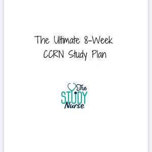 CCRN Study Plan DIGITAL image 1