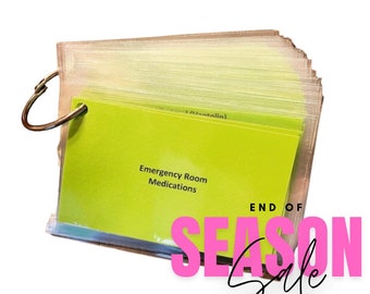 SALE - ER Medication Flashcards