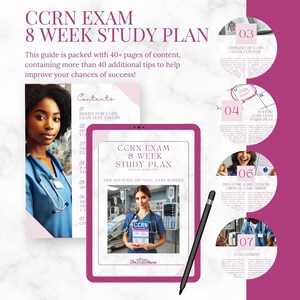 CCRN Prüfung 8 Wochen Studienplan - Mauve Version; Dein ultimativer digitaler Lernbegleiter