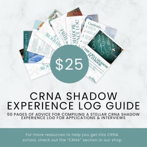 CRNA Shadow Experience Playbook - CRNA School Applications, Interviews