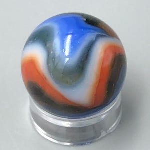 1 Large Peltier Multi-Color Swirl Rainbo (.70&quot; in size) Marble for Collectors