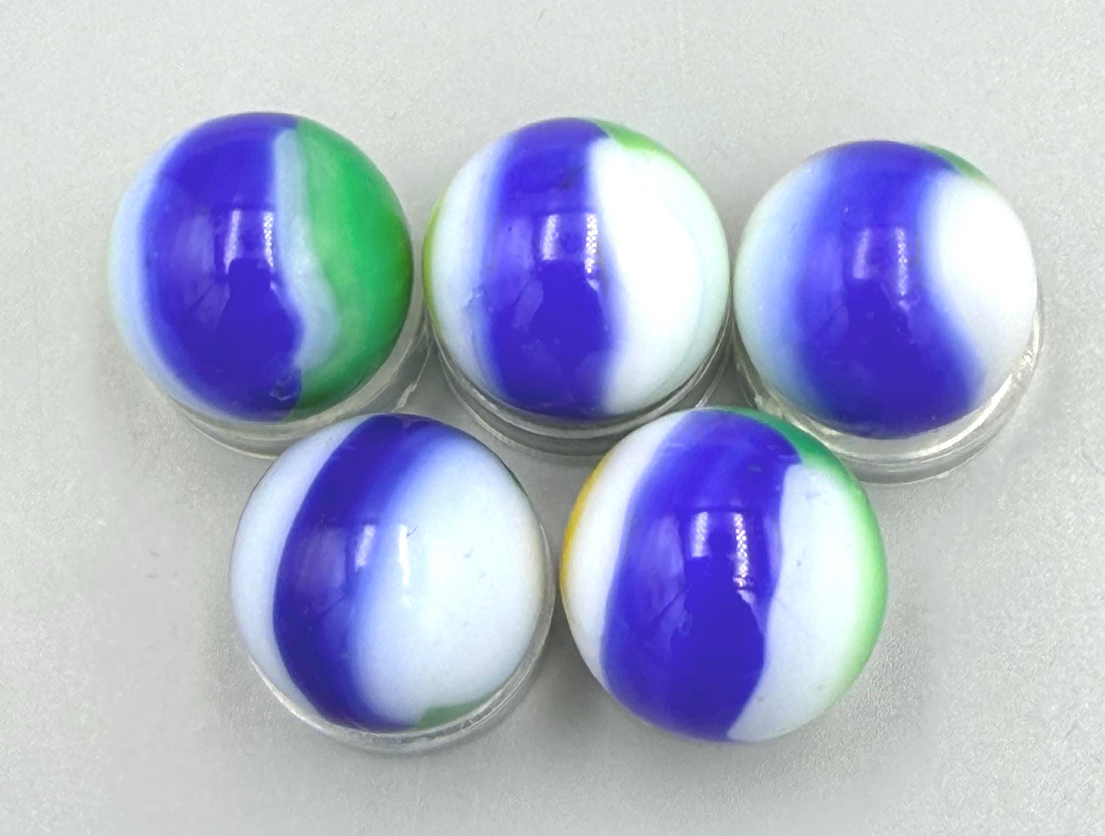 Marble King Multi-color Rainbow Marbles: Set of 5 - Etsy UK