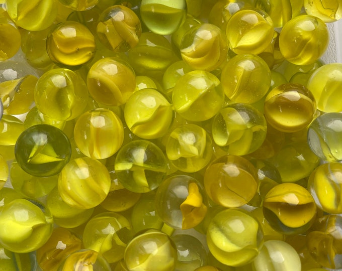 Lot of 50 Marbles Multicolored Glass Marbles Cat's Eye Etsy