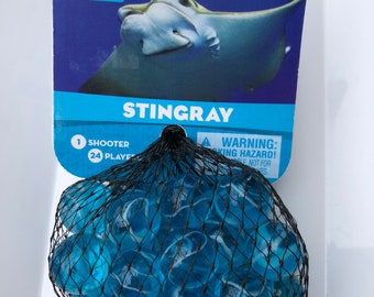 Vacor "Stingray" Original Rare Marble Bag Vacor/Mega, for Collectors, Games, Decor