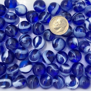 Petites billes Vacor Neptune 0,59 po. ou moins : lot de 25
