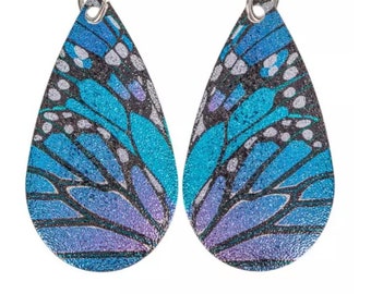 Pendientes Mariposa Lágrima Azul