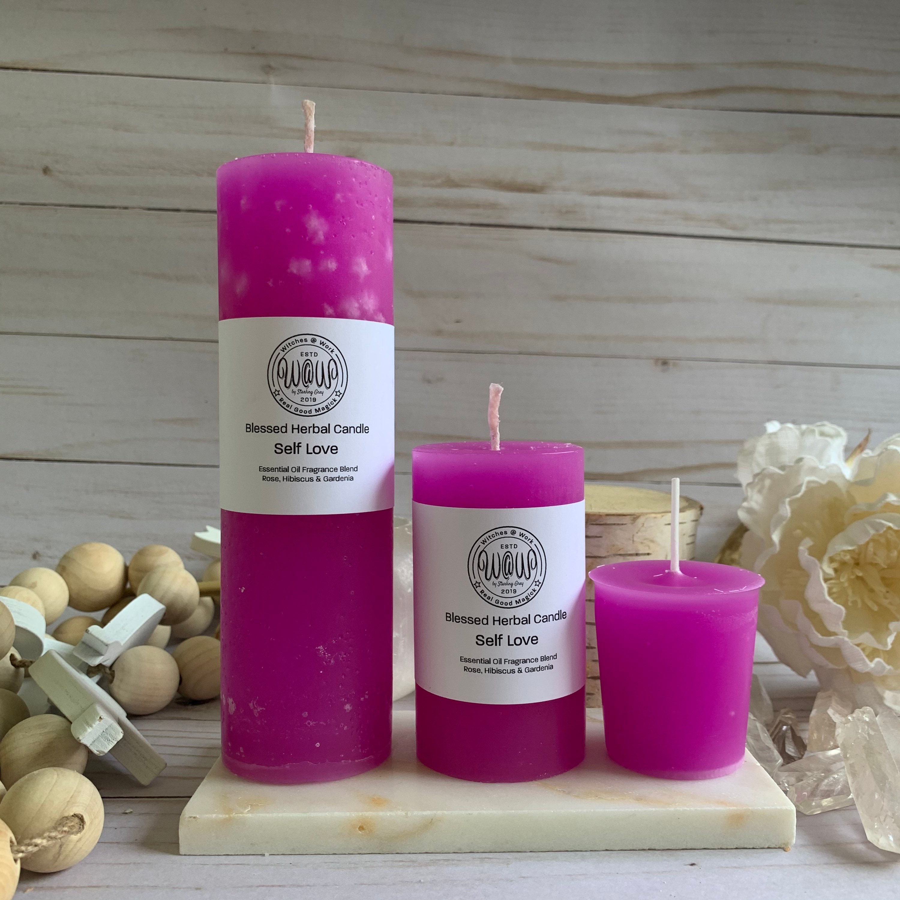 Self Love Candle Blessed Herbal Candle Self Awareness Etsy