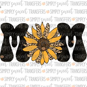 Sunflower Mom Ready to Press Sublimation Transfer