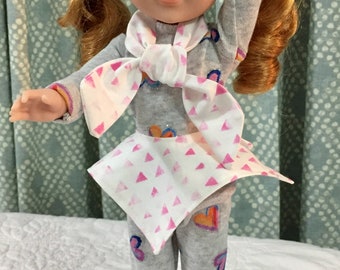 Fits like  Wellie Wisher Clothes - 14 inch doll gym outfit