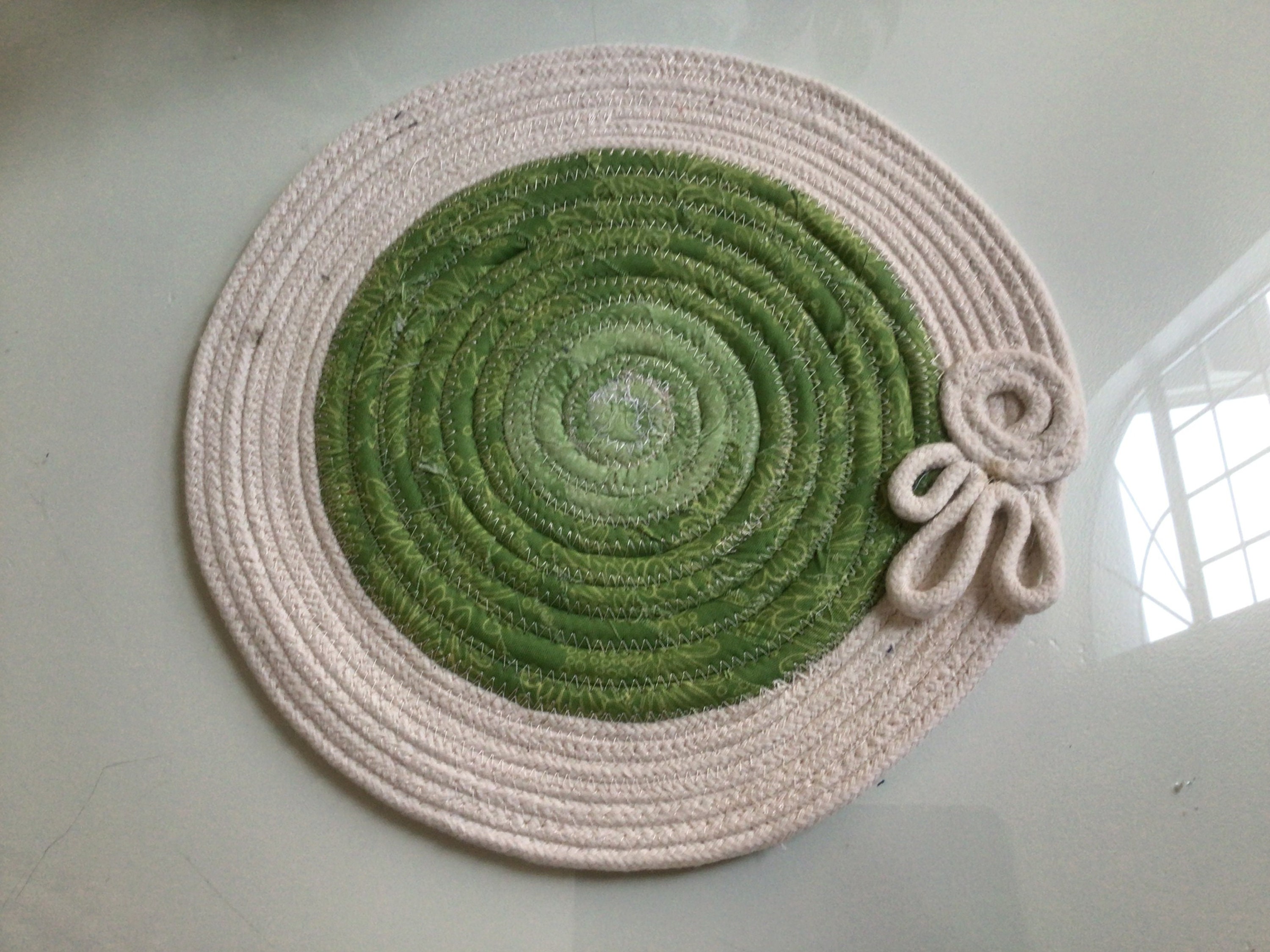 Wrapped Rope Coaster - Hot Plate - Plant Coaster - Etsy