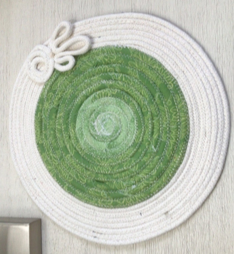 Wrapped Rope Coaster - Hot Plate - Plant Coaster - Etsy