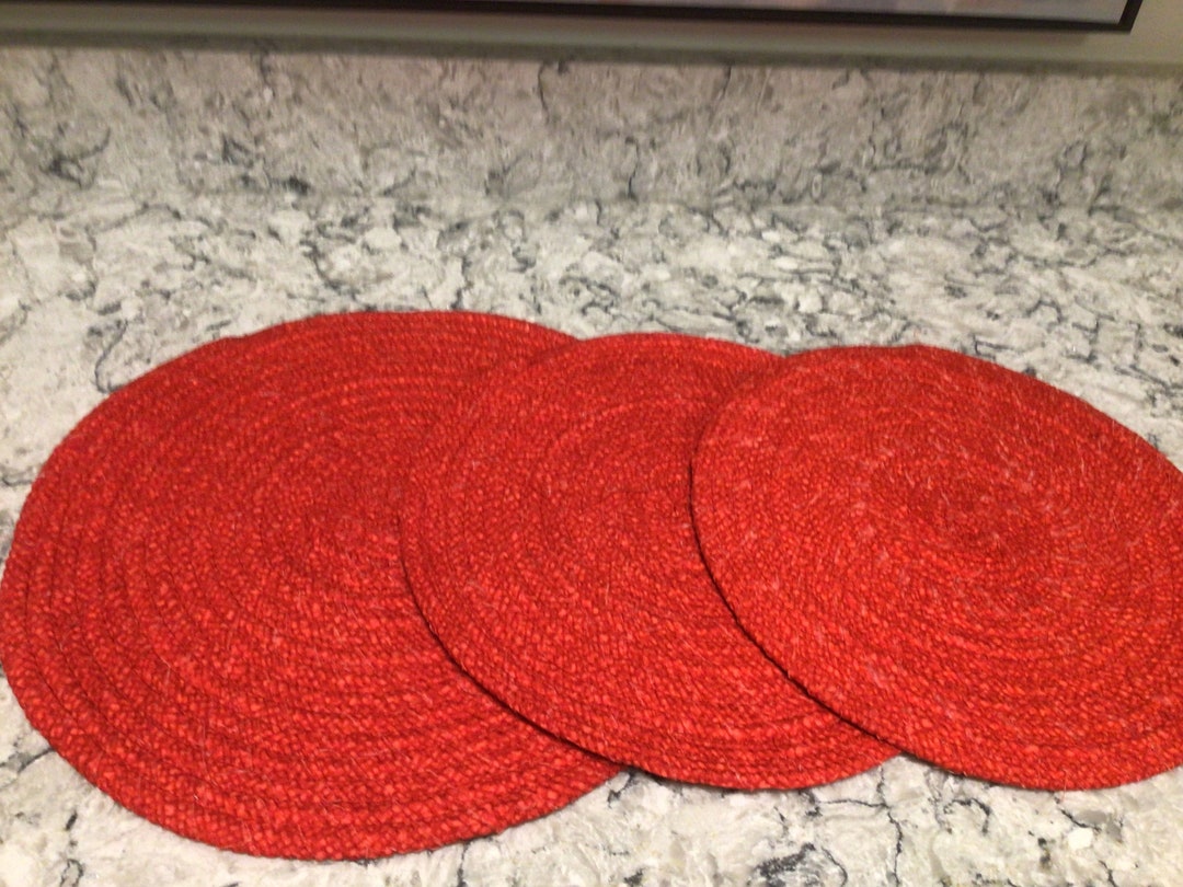 Christmas Wrapped Rope Coaster Hot Plate Plant Coaster Etsy