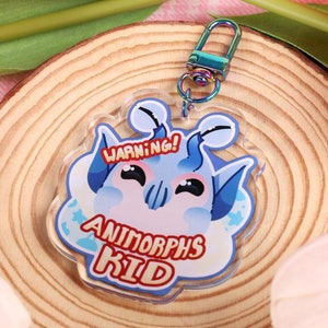 Animorphs Acrylic Keychain Charm: Nostalgic Sci-Fi Fandom