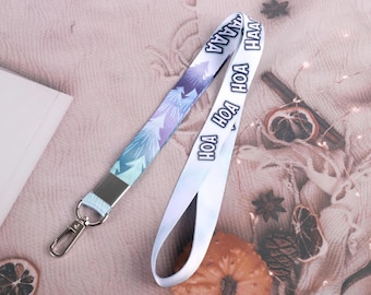 Hoa Hoa Hoa Haaaaa Twilight Lanyard - Book Series - Badge Holder - ID Holder - Vampire - Werewolf - Team Jacob and Edward