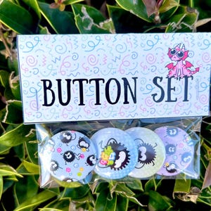 Soot Sprite Button Set - Studio Ghibli - Anime Pins - Kawaii - Otaku - ITA bag accessories