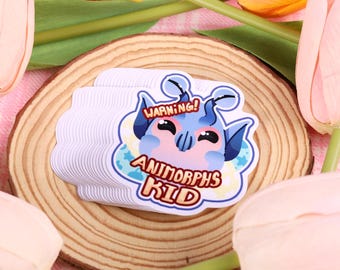 Animorphs Vinyl Sticker: Nostalgic Book Series Art