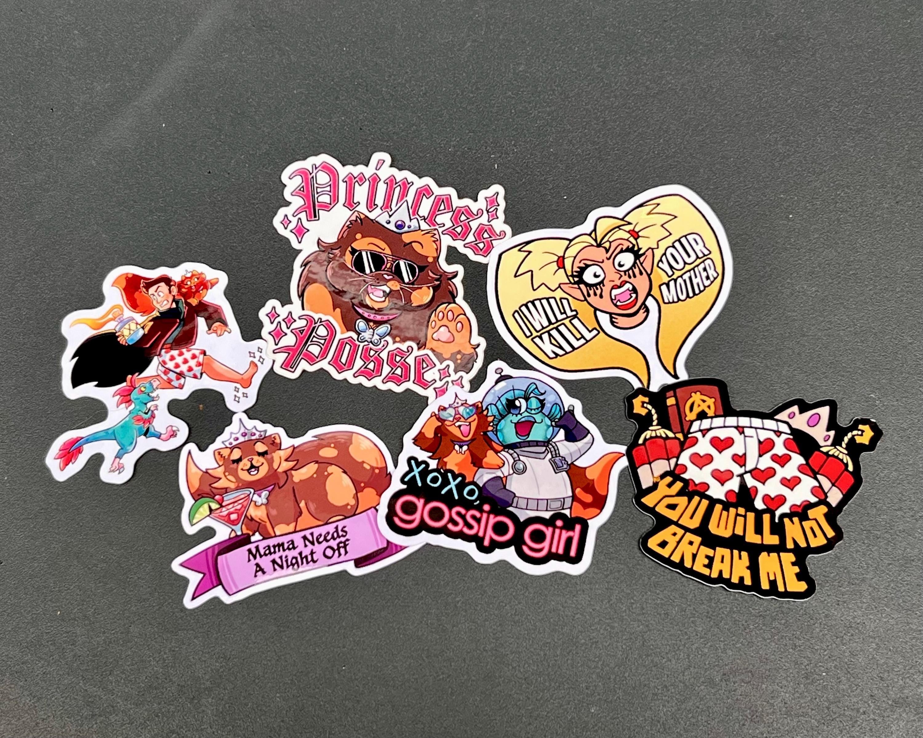 Dungeon Crawler Carl Sticker Set - Booktok - Litrpg - DCC - Princess ...