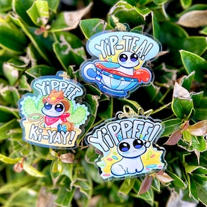 Yippee Creature Acrylic Keychain Set - Neurodivergent, Autism, LGBT Pride