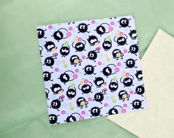 Soot Sprite Glasses Cleaning Cloth - Studio Ghibli Anime Gift