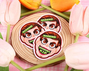 Goosebumps Kid Vinyl Sticker - Booktok - Book Nostalgia - Gifts for Readers - Horror - Creepypasta - Slappy the Dummy - Creepy - Thriller