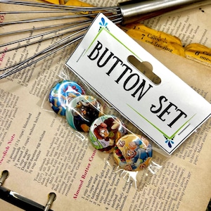 Conjunto de botões Delicious in Dungeon - Anime - Dungeon Meshi - Pins de mochila - Pins de cordão - Presente de anime - Marcille Senshi Chilchuck Laios