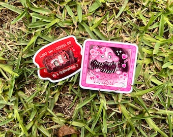 Iron Lung Sticker Set - Indie Game, Markiplier, Simon the Convict, Submarine