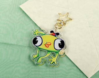 Bing Bong Acrylic Keychain Charm - Peak Game - Indie Game - Funny Gift - Gamer - Friendslop - Rock Climbing - Scout