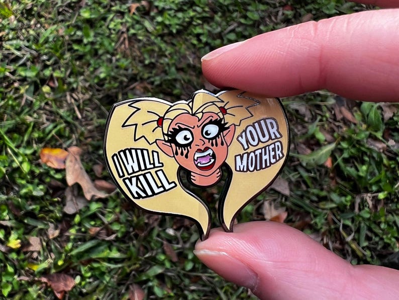 Dungeon Crawler Carl Enamel Pins – Samantha, Princess Donut, Mongo, Booktok LitRPG Samantha