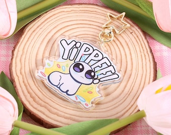 Yippee Creature Acrylic Keychain Charm - TBH Creature - Autism - Neurodivergent - Internet Meme - ADHD - Webcore - Autism Creature