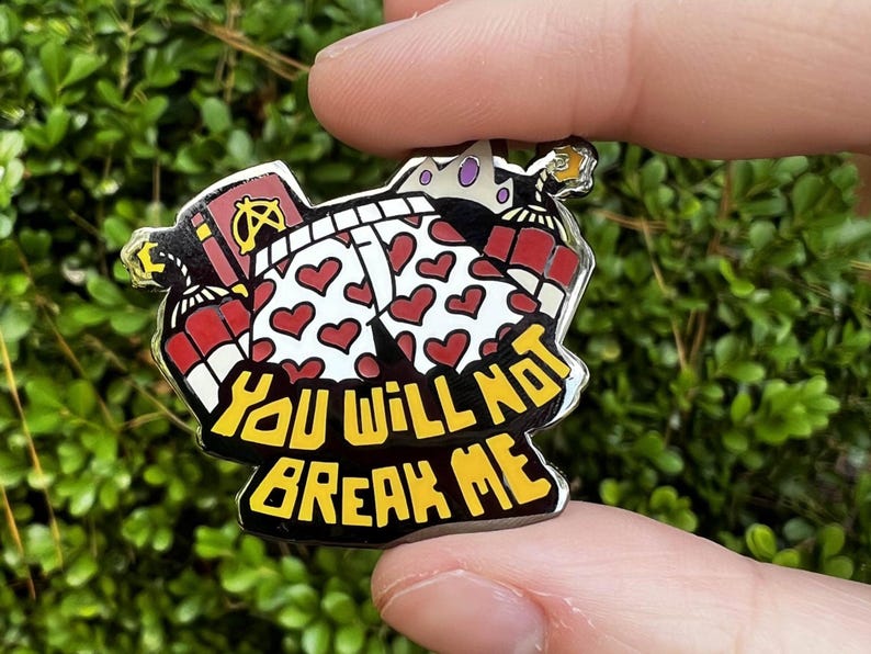 Dungeon Crawler Carl Enamel Pins – Samantha, Princess Donut, Mongo, Booktok LitRPG You Won't Break Me