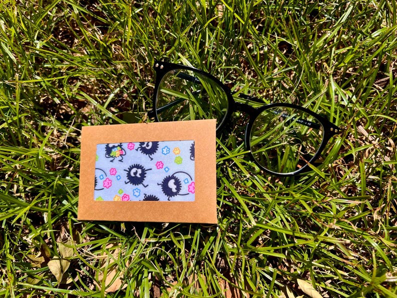 Soot Sprite Glasses Cleaning Cloth - Studio Ghibli Anime Gift image 2