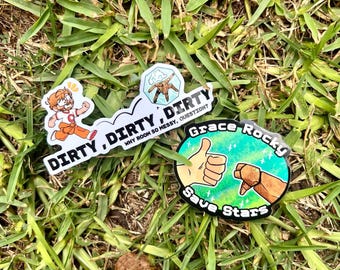 Project Hail Mary Sticker Set - Ryland Grace and Rocky, Scifi, Eridian, Booktok