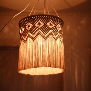 Macrame Chandelier / Macrame Lampshade / Boho Wedding / Macrame Decor / Boho Decor / Bohemian / Housewarming Gift / Birthday Gift / Wall Art